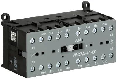 ABB GJL1313911R0001 – Mini Reversing Contactor VBC7A 24 V DC - 4 NO - 0 NC - Screw Terminals ABB GJL1313911R0001 – Mini Reversing Contactor VBC7A 24 V DC - 4 NO - 0 NC - Screw Terminals