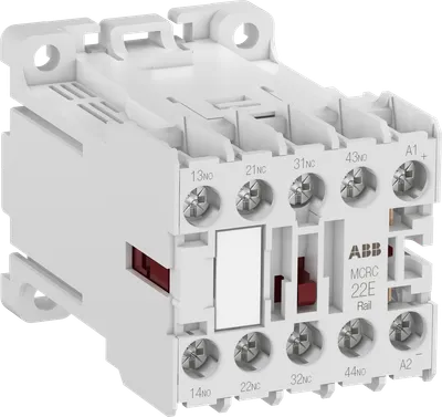 ABB 1SAH102114R9910 – MCRC040ATWID-RAILMini Contactor Relay51 ... 90 V DC4NO0NCScrew Terminals ABB 1SAH102114R9910 – MCRC040ATWID-RAILMini Contactor Relay51 ... 90 V DC4NO0NCScrew Terminals