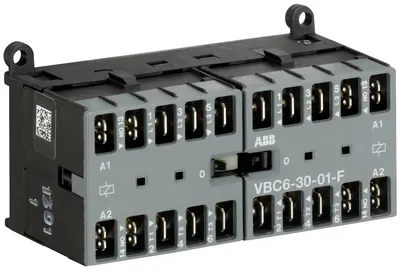 ABB GJL1213903R0011 – Mini Reversing Contactor VBC6 24 V DC - 3 NO - 0 NC - Flat-Pin Connections ABB GJL1213903R0011 – Mini Reversing Contactor VBC6 24 V DC - 3 NO - 0 NC - Flat-Pin Connections