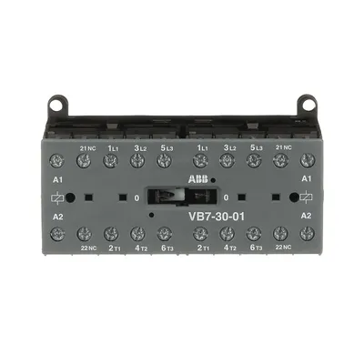 ABB GJL1311901R0011 – Mini Reversing Contactor VB7 24 V AC - 3 NO - 0 NC - Screw Terminals ABB GJL1311901R0011 – Mini Reversing Contactor VB7 24 V AC - 3 NO - 0 NC - Screw Terminals