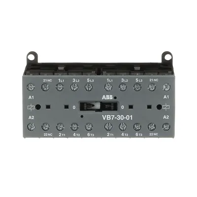 ABB GJL1311901R8010 – Mini Reversing Contactor VB7 220 ... 240 V AC - 3 NO - 0 NC - Screw Terminals ABB GJL1311901R8010 – Mini Reversing Contactor VB7 220 ... 240 V AC - 3 NO - 0 NC - Screw Terminals