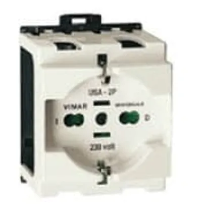 ABB 3BHE049877R0001 – VIMAR 09967, 2P-16A universal DIN rail ABB 3BHE049877R0001 – VIMAR 09967, 2P-16A universal DIN rail