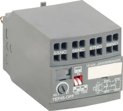 ABB 1SBN020115R1000 – TEF4S-OFF Frontal Electronic Timer ABB 1SBN020115R1000 – TEF4S-OFF Frontal Electronic Timer