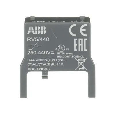 ABB 1SBN050010R1003 – RV5/440 Surge Suppressor ABB 1SBN050010R1003 – RV5/440 Surge Suppressor