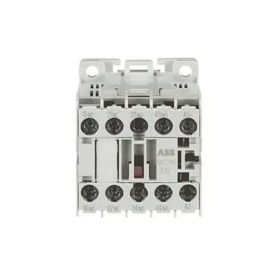 ABB 1SAH100534R9900 – MCRK031ATDMini Contactor Relay24 V DC3NO1NCScrew Terminals ABB 1SAH100534R9900 – MCRK031ATDMini Contactor Relay24 V DC3NO1NCScrew Terminals