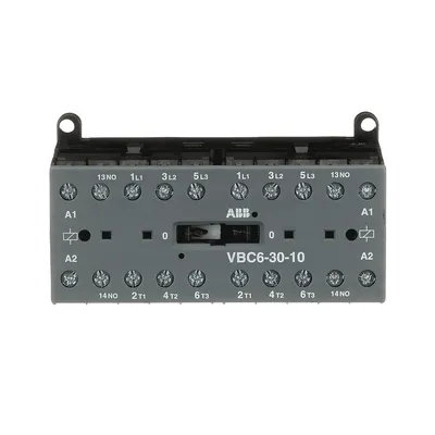 ABB GJL1213901R0101 – Mini Reversing Contactor VBC6 24 V DC - 3 NO - 0 NC - Screw Terminals ABB GJL1213901R0101 – Mini Reversing Contactor VBC6 24 V DC - 3 NO - 0 NC - Screw Terminals