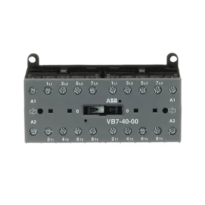 ABB GJL1311901R8004 – Mini Reversing Contactor VB7 110 ... 127 V AC - 4 NO - 0 NC - Screw Terminals