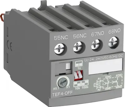 ABB 1SBN020114R1000 – TEF4-OFF Frontal Electronic Timer ABB 1SBN020114R1000 – TEF4-OFF Frontal Electronic Timer