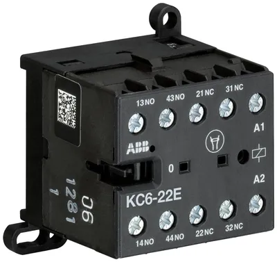 ABB GJH1213051R8221 – KC6-22E-1.4-81Mini Contactor Relay24 V DC2NO2NCScrew Terminals ABB GJH1213051R8221 – KC6-22E-1.4-81Mini Contactor Relay24 V DC2NO2NCScrew Terminals