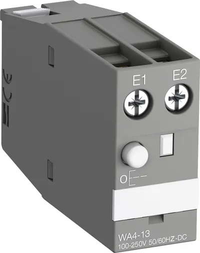 ABB 1SBN040200R1013 – WA4-96-13 100-250V50/60HZ-DC Mechanical Latching Unit ABB 1SBN040200R1013 – WA4-96-13 100-250V50/60HZ-DC Mechanical Latching Unit