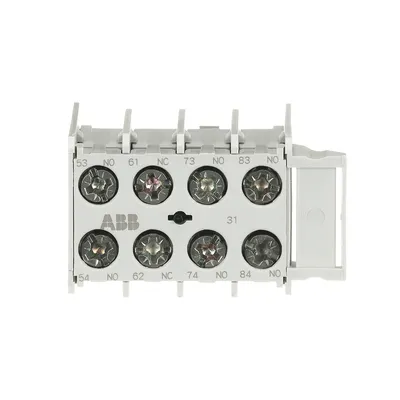 ABB 1SAL100990R9906 – MARN431AT Auxiliary Contact 3NO/1NC screw terminal, front mounted ABB 1SAL100990R9906 – MARN431AT Auxiliary Contact 3NO/1NC screw terminal, front mounted