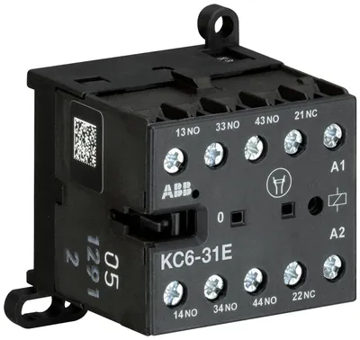 ABB GJH1213051R8311 – KC6-31E-1.4-81Mini Contactor Relay24 V DC3NO1NCScrew Terminals ABB GJH1213051R8311 – KC6-31E-1.4-81Mini Contactor Relay24 V DC3NO1NCScrew Terminals