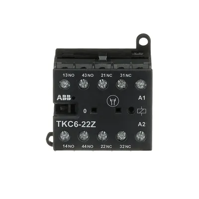 ABB GJH1213061R6228 – TKC6-22Z-68Mini Contactor Relay140 ... 260 V DC2NO2NCScrew Terminals ABB GJH1213061R6228 – TKC6-22Z-68Mini Contactor Relay140 ... 260 V DC2NO2NCScrew Terminals