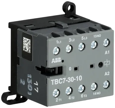 ABB GJL1313061R6108 – Mini Contactor TBC7 140 ... 260 V DC - 3 NO - 0 NC - Screw Terminals ABB GJL1313061R6108 – Mini Contactor TBC7 140 ... 260 V DC - 3 NO - 0 NC - Screw Terminals