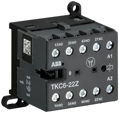 ABB GJH1213061R5225 – TKC6-22Z-55Mini Contactor Relay50 ... 90 V DC2NO2NCScrew Terminals ABB GJH1213061R5225 – TKC6-22Z-55Mini Contactor Relay50 ... 90 V DC2NO2NCScrew Terminals