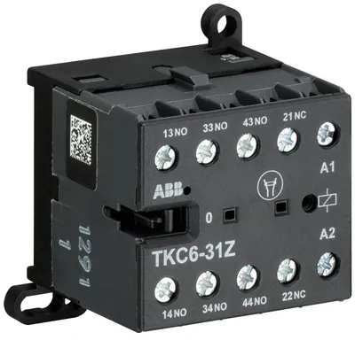 ABB GJH1213061R6312 – TKC6-31Z-62Mini Contactor Relay77 ... 143 V DC3NO1NCScrew Terminals ABB GJH1213061R6312 – TKC6-31Z-62Mini Contactor Relay77 ... 143 V DC3NO1NCScrew Terminals