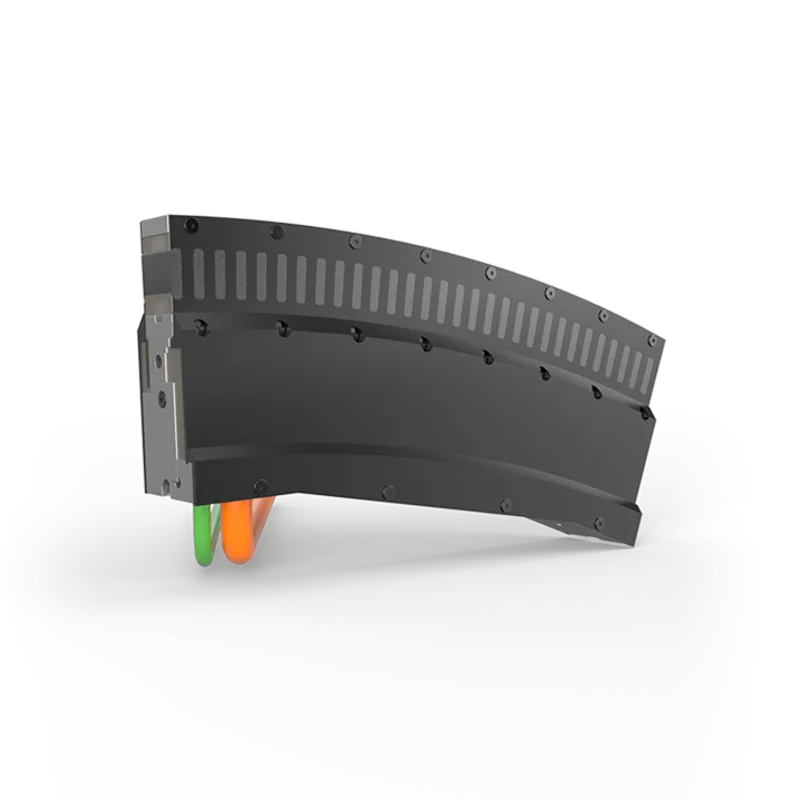 Motor module, 22.5° curved segment, with connection cables for infeed