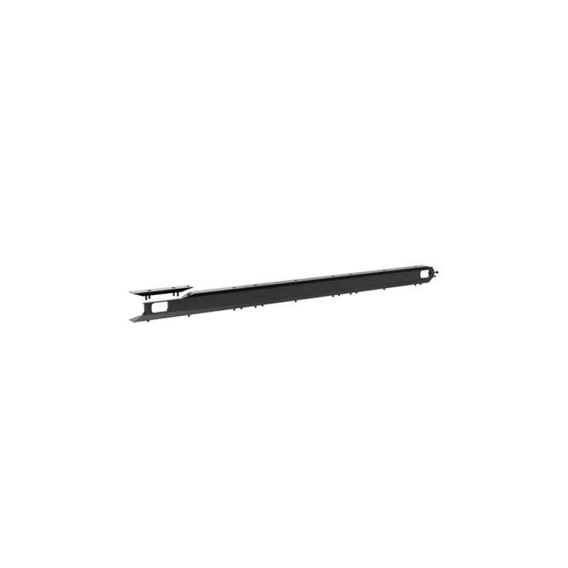 Guide rail, straight, with lock