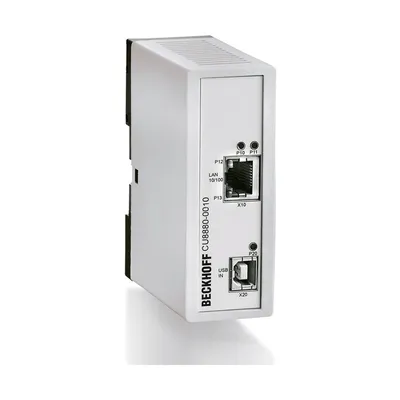 Beckhoff CU8880-0010 – Ethernet controller with USB input Beckhoff CU8880-0010 – Ethernet controller with USB input