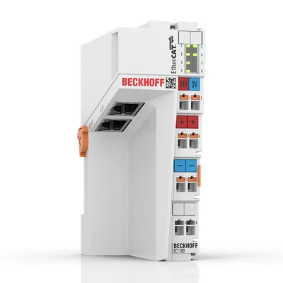 Beckhoff EC1100 – EtherCAT Coupler, RJ45, angled, push-in Beckhoff EC1100 – EtherCAT Coupler, RJ45, angled, push-in
