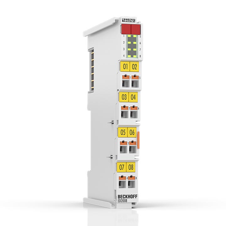 EtherCAT Terminal, 8-channel digital output, 24 V DC, 0.5 A, push-in
