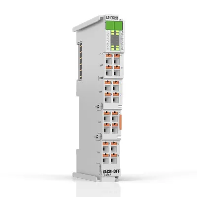 Beckhoff ED3362 – EtherCAT Terminal, 2-channel analog input, measuring bridge, full bridge, 24 bit, push-in, sensor supply 5/10 V DC, with 2 x digital combi Beckhoff ED3362 – EtherCAT Terminal, 2-channel analog input, measuring bridge, full bridge, 24 bit, push-in, sensor supply 5/10 V DC, with 2 x digital combi