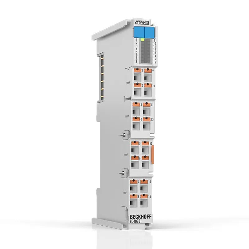 EtherCAT Terminal, 8-channel analog output, multi-function, ±10 V, ±20 mA, 16 bit, single-ended, 2 ksps, push-in