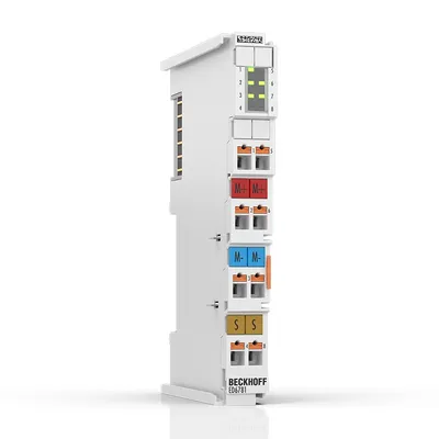 Beckhoff ED6781 – EtherCAT Terminal, 1-channel communication interface, M-Bus, master, push-in Beckhoff ED6781 – EtherCAT Terminal, 1-channel communication interface, M-Bus, master, push-in