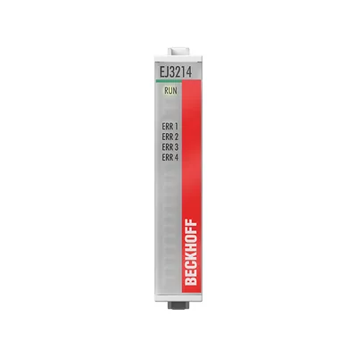 EtherCAT plug-in module, 4-channel analog input, temperature, RTD (Pt100), 16 bit