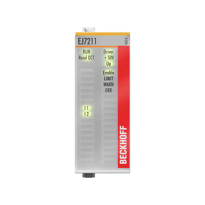 EtherCAT plug-in module, 1-channel motion interface, servomotor, 48 V DC, 4.5 A, OCT, suitable for STO applications, TwinSAFE SC