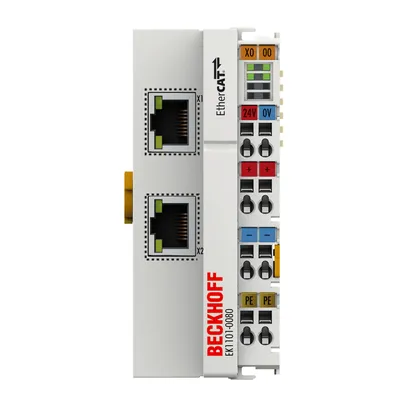Beckhoff EK1101-0080 – EtherCAT Coupler with ID switch, Fast Hot Connect Beckhoff EK1101-0080 – EtherCAT Coupler with ID switch, Fast Hot Connect