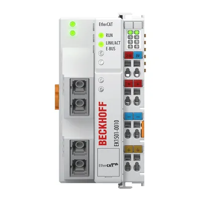 Beckhoff EK1501-0010 – EtherCAT Coupler with ID switch, single-mode fiber optic Beckhoff EK1501-0010 – EtherCAT Coupler with ID switch, single-mode fiber optic