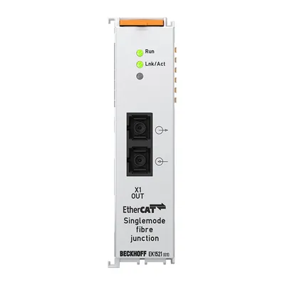 Beckhoff EK1521-0010 – 1-port EtherCAT fiber-optic junction Beckhoff EK1521-0010 – 1-port EtherCAT fiber-optic junction