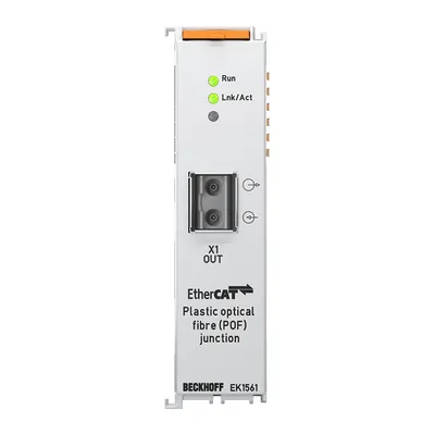 Beckhoff EK1561 – 1-port EtherCAT plastic optical fiber junction Beckhoff EK1561 – 1-port EtherCAT plastic optical fiber junction