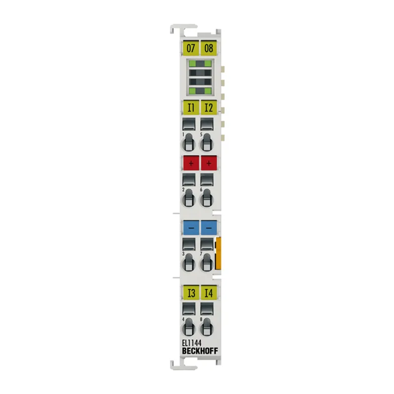 EtherCAT Terminal, 4-channel digital input, 12 V DC, 10 µs