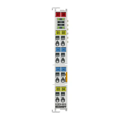 EtherCAT Terminal, 4-channel digital output, 12 V DC, 2 A