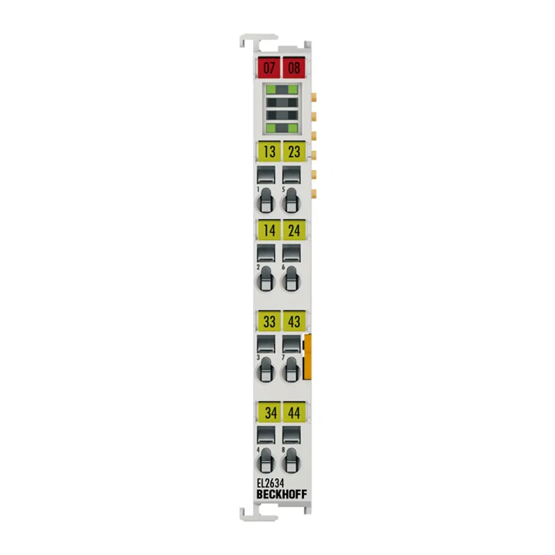 EtherCAT Terminal, 4-channel relay output, 250 V AC, 30 V DC, 4 A