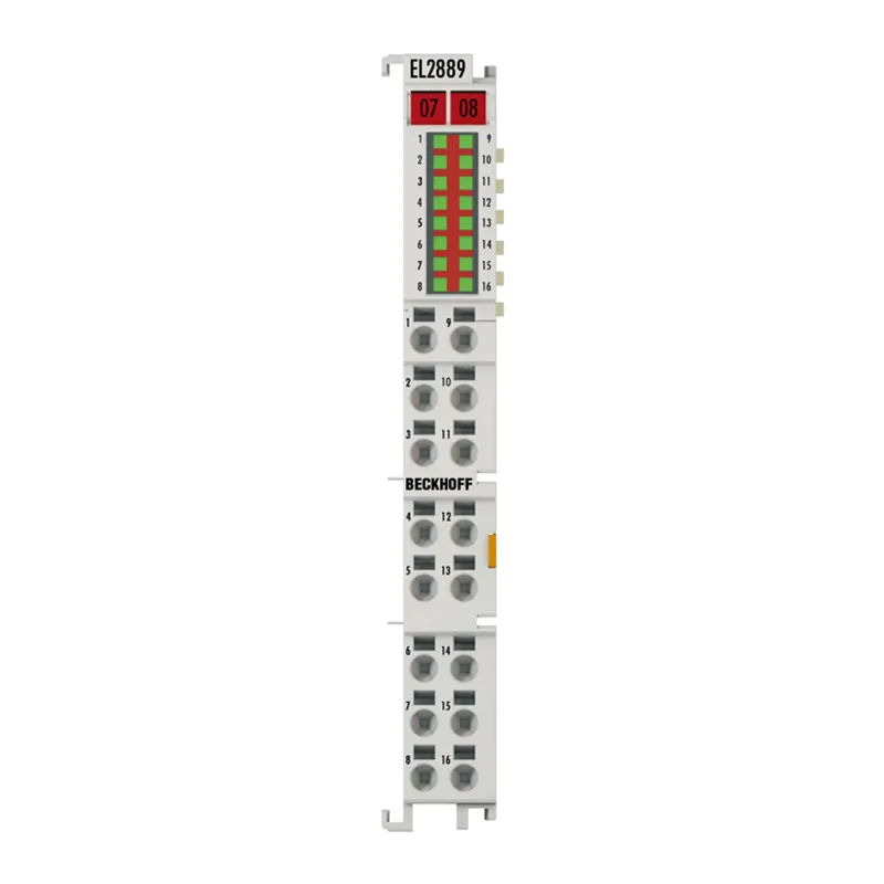 EtherCAT Terminal, 16-channel digital output, 24 V DC, 0.5 A, ground switching