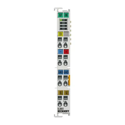 EtherCAT Terminal, 1-channel analog input, voltage, ±10 V, 12 bit, single-ended