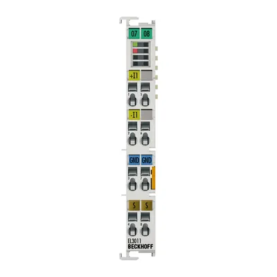 EtherCAT Terminal, 1-channel analog input, current, 0…20 mA, 12 bit, differential