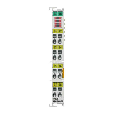 EtherCAT Terminal, 8-channel analog input, current, 0…20 mA, 12 bit, single-ended