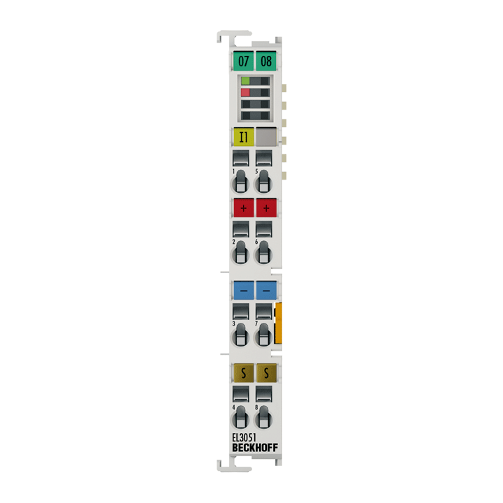 EtherCAT Terminal, 1-channel analog input, current, 4…20 mA, 12 bit, single-ended