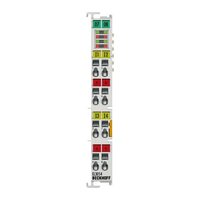 EtherCAT Terminal, 4-channel analog input, current, 4…20 mA, 12 bit, single-ended