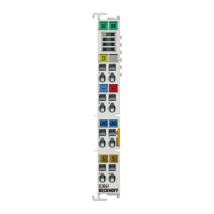 EtherCAT Terminal, 1-channel analog input, voltage, 0…10 V, 12 bit, single-ended