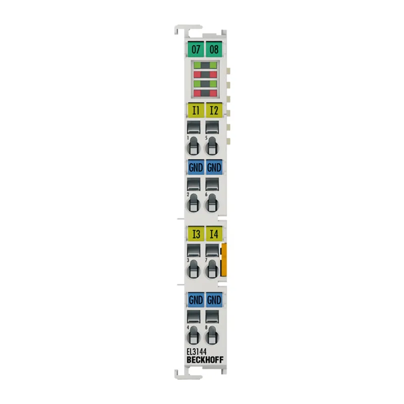 EtherCAT Terminal, 4-channel analog input, current, 0…20 mA, 16 bit, single-ended