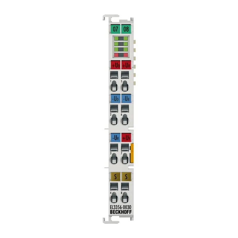 EtherCAT Terminal, 1-channel analog input, measuring bridge, full bridge, 24 bit, high-precision, externally calibrated