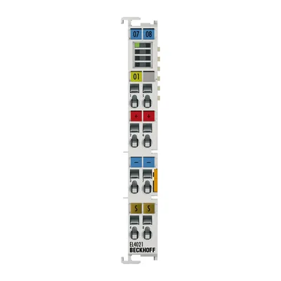 Beckhoff EL4021 – EtherCAT Terminal, 1-channel analog output, current, 4…20 mA, 12 bit Beckhoff EL4021 – EtherCAT Terminal, 1-channel analog output, current, 4…20 mA, 12 bit