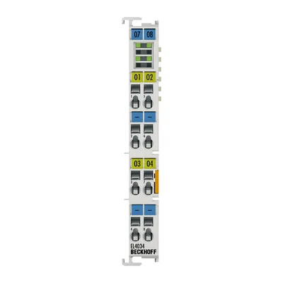 Beckhoff EL4034 – EtherCAT Terminal, 4-channel analog output, voltage, ±10 V, 12 bit Beckhoff EL4034 – EtherCAT Terminal, 4-channel analog output, voltage, ±10 V, 12 bit