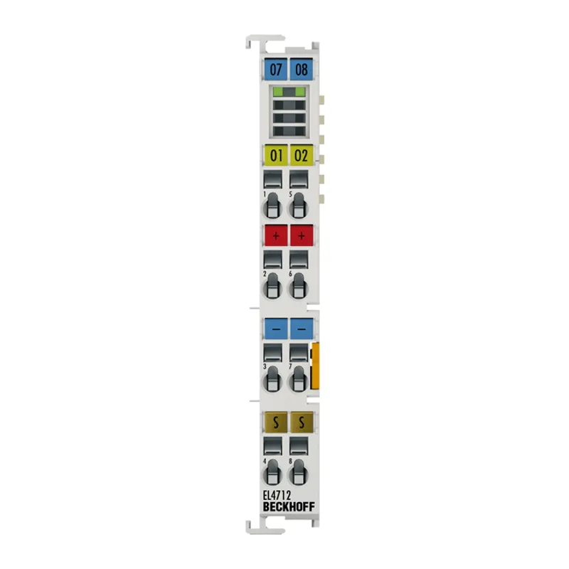 EtherCAT Terminal, 2-channel analog output, current, 0…20 mA, 16 bit, oversampling