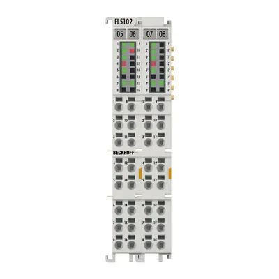 EtherCAT Terminal, 2-channel encoder interface, incremental, 5 V DC (DIFF RS422, TTL, open collector), 5 MHz